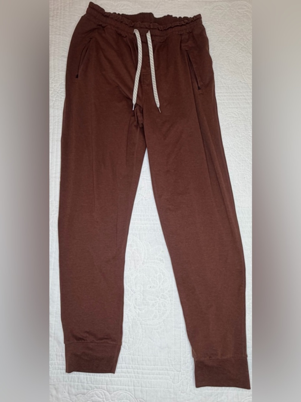 Vuori Men's Ponto Performance Jogger V438 Brown Large Athletic Comfy
